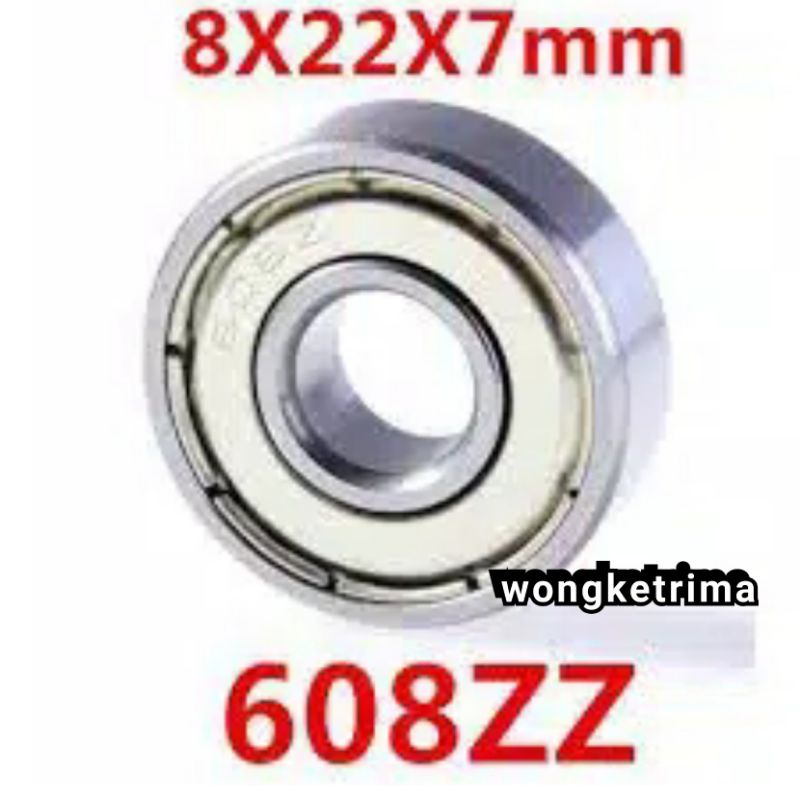 Bearing 608 zz cocok untuk pengganti bossing kipas angin