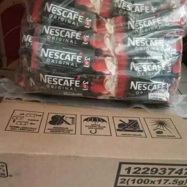 

Nescafe sachet original 3in1 17.5gr