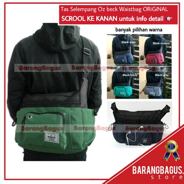 Tas Selempang Slingbag Kuliah Kantor Kerja Ozbeck ORIGINAL