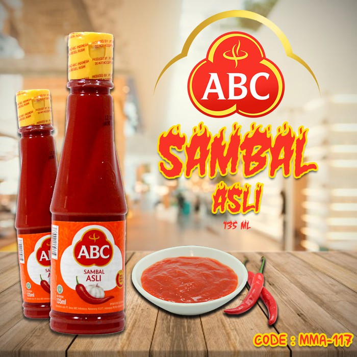 

Abc Sambal Botol 135 Ml (Mma-117)
