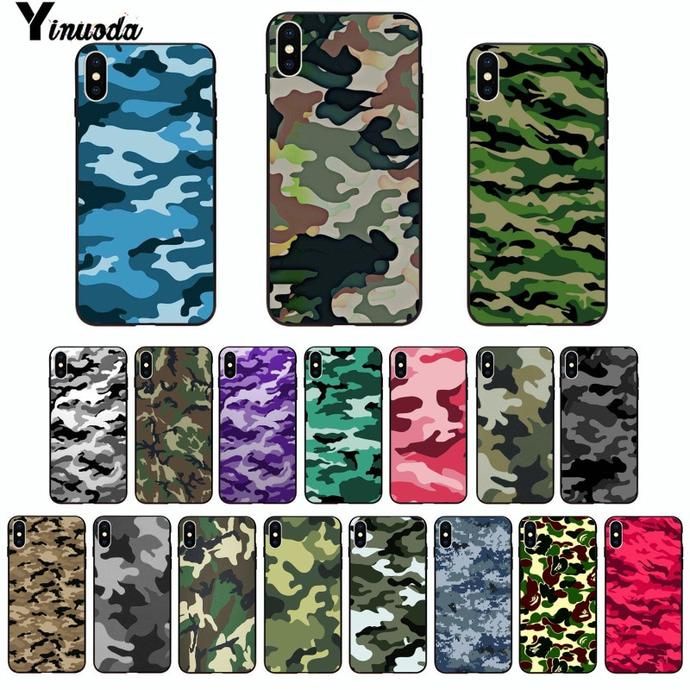 RANDOM Softcase Army Kamuflase Samsung A7 2018 A9 2018 J4+ Plus J6+ Plus Pocophone F1 Realme 2 Pro A3s C1 Realme 2 J2 Core V11 Pro Oppo K1 Redmi  Note 6 Pro Vivo Nex s