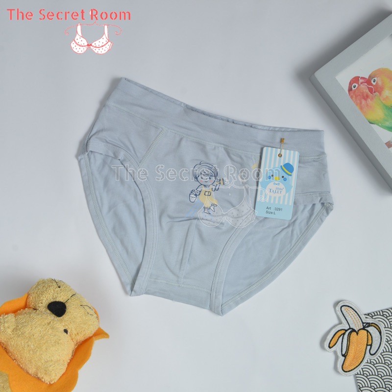 TALLY KIDS BOY 3291 | CD CELANA DALAM ANAK COWOK LAKI-LAKI SEGITIGA | BAHAN KATUN I SIZE M - XXL