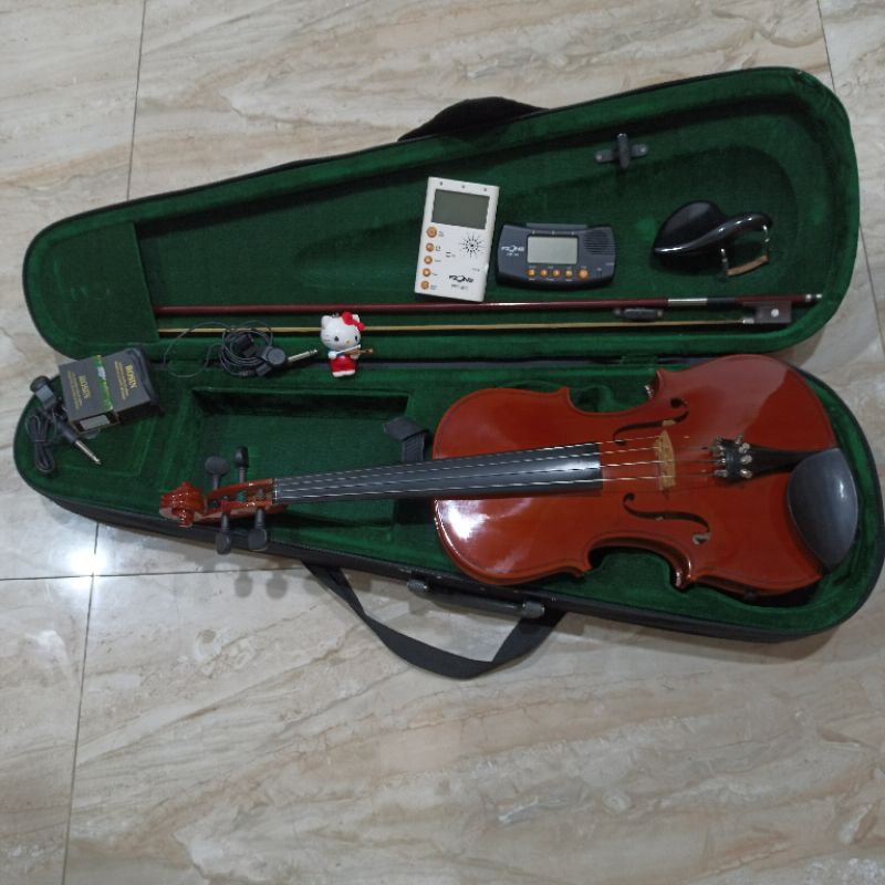BIOLA GIUSEPPI GV 10 4/4 TERAWAT SEPERTI BARU SENAR PIRASTRO SEMUA ORIGINAL MASIH MENGKILAP