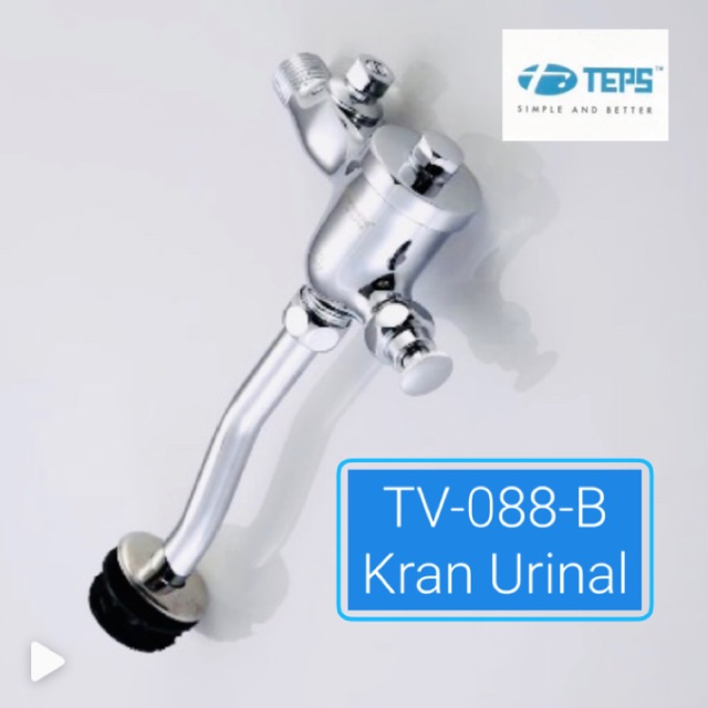 TEPS TV-088B Push Kran Urinal / Kran Urinoir for Toto u 370,u 104 /Ina