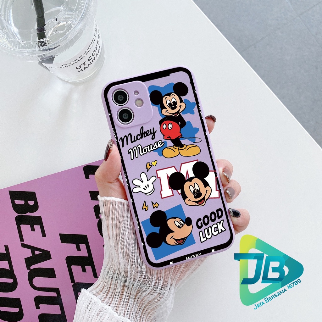 CASE CASING SOFTCASE SILIKON MACARON PELINDUNG KAMERA MICKEY MOUSE OPPO VIVO SAMSUNG XIAOMI REALME IPHONE ALL TYPE JB5627