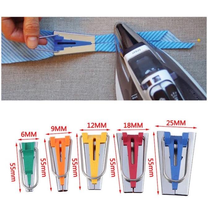 

[BISA COD] READY: ALAT PEMBUAT BISBAN / BIAS TAPE MAKER ( 6/12/18/25 mm )