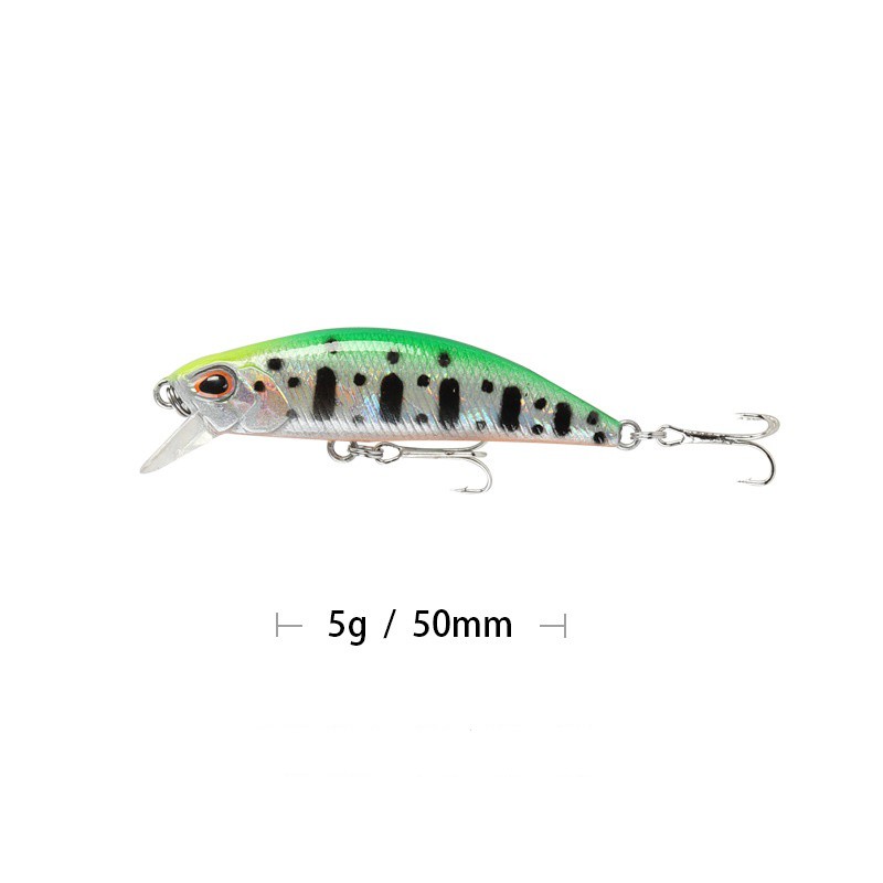 SYFishing 15Pcs 5cm 5g Sinking Minnow Umpan Pancing Swimbait Fishing Lure Wobbler Kail Memancing Ikan Tackle
