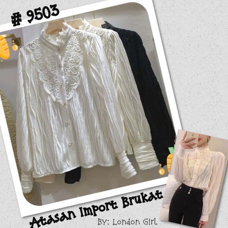 Atasan brukat import 9503 by London Girl
