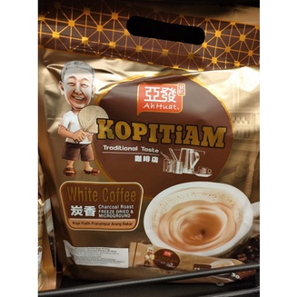 

AH HUAT KOPITIAM TRADISIONAL TASTE WHITE COFFEE 15'S X 30GR (BB)