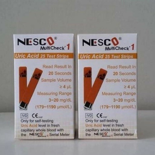 Strip Asam Urat Nesco Strip Urid Acid Nesco Refill Strip AsamUrat Nesco