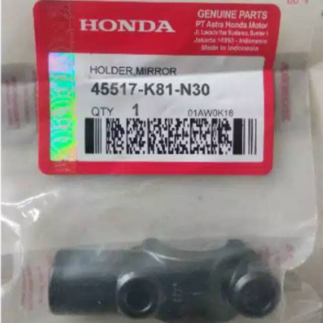 dudukan spion Holder Spion Tipe  Honda Beat street New vario