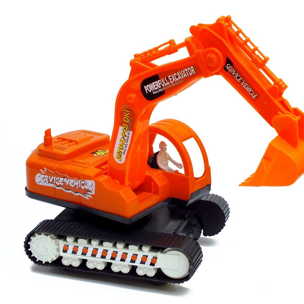 Mainan anak mobil mobilan truk Excavator - truck beko  DT606