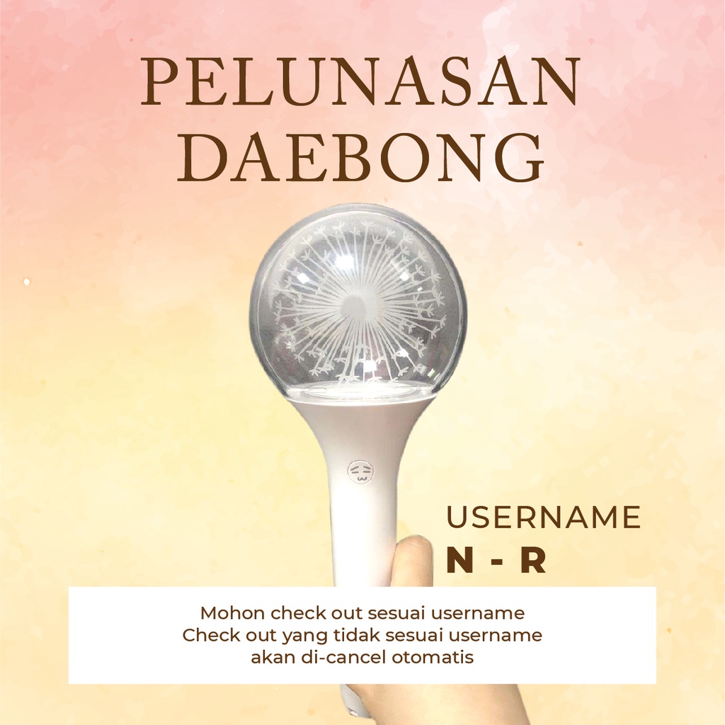 PELUNASAN DAEBONG (Username N-R)