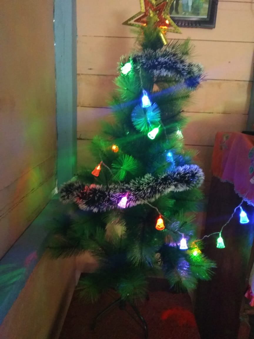 Unitedkits Hiasan Bintang Tancap Pohon Natal Emas Dekorasi Pohon Natal Tancap Pucuk Pohon Cod Batam