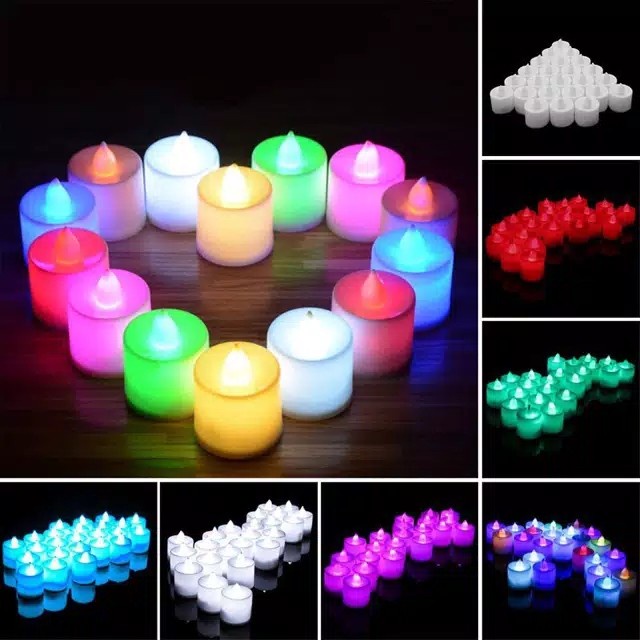 Lampu Lilin Led Elektrik Mini Candles light Valentine Natal Christmas Lampu Tidur Portable Hias mura