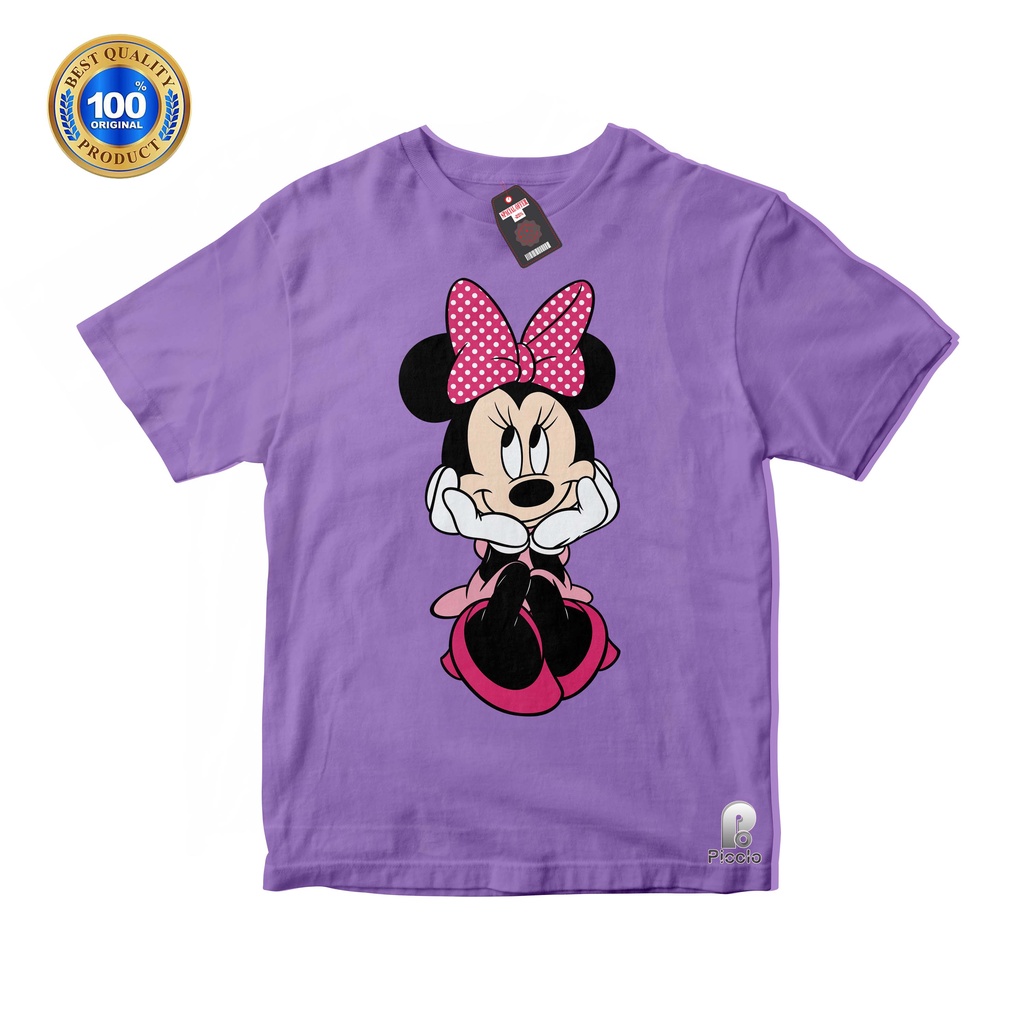 KAOS ANAK MINI MOUSE, MICKEY MOUSE Bahan Cottun