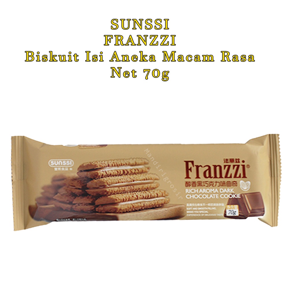 Biskuit Franzzi *Franzzi * Biskuit Isi  Aneka Macam Rasa*Biskuit *70g