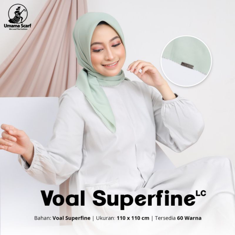 Jilbab Umama Laser Cut Voal Superfine ORIGINAL berplat BESI Kerudung Hijab Segi Empat