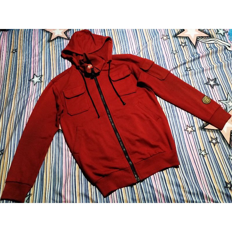 Official Hooligan Offhool Tracktop Jaket Marron
