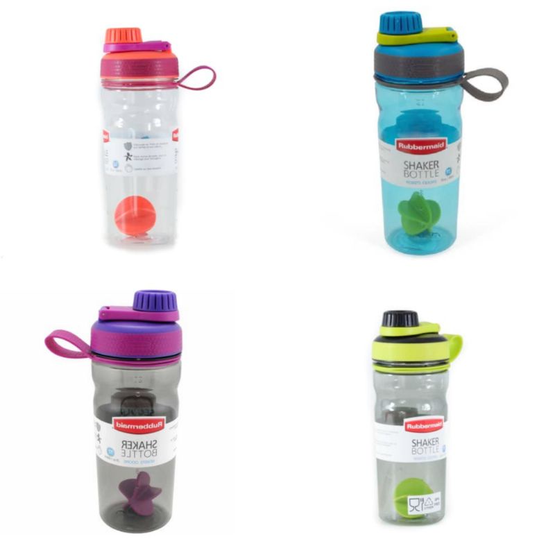 Rubbermaid 600 MI Botol Shaker Botol Mini Shaker Botol Minum Lucu