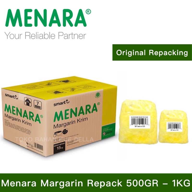 

MENARA MARGARINE 500GR / 1KG (REPACK) Mentega Kiloan Original