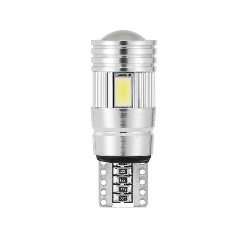 Lampu Spextrum Motor Led Senja T10 Soket Canbus 6 Smd Mata Lensa Proyektor Sen Sign Belok 12V 3 Watt