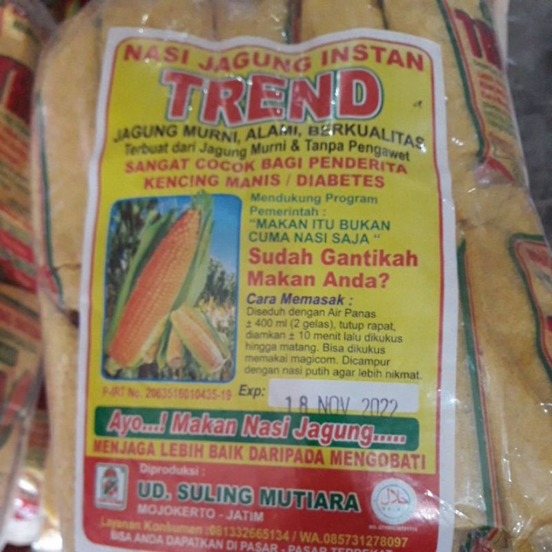 

TREND NASI JAGUNG INSTANT