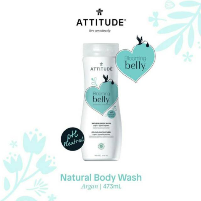 Attitude Blooming Belly - Natural Body Wash