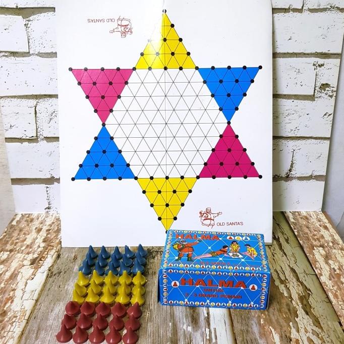 MAINAN HALMA/ MAINAN JADUL HALMA/ MAINAN TRADISIONAL HALMA/ HALMA GAME