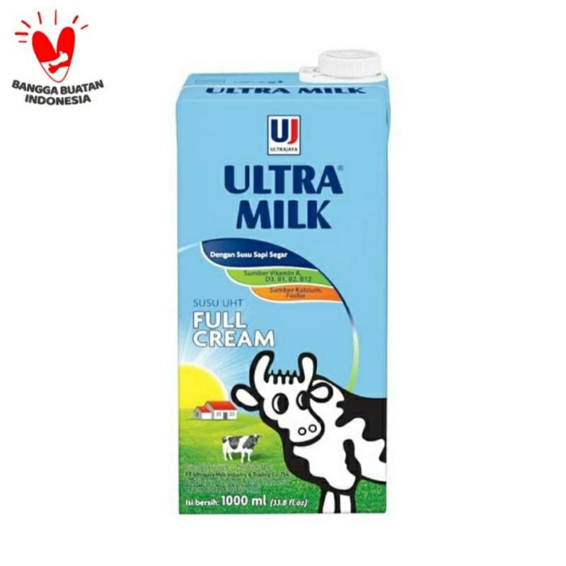 

Susu UHT ULTRA Milk Full Cream 1 Liter (Satuan)