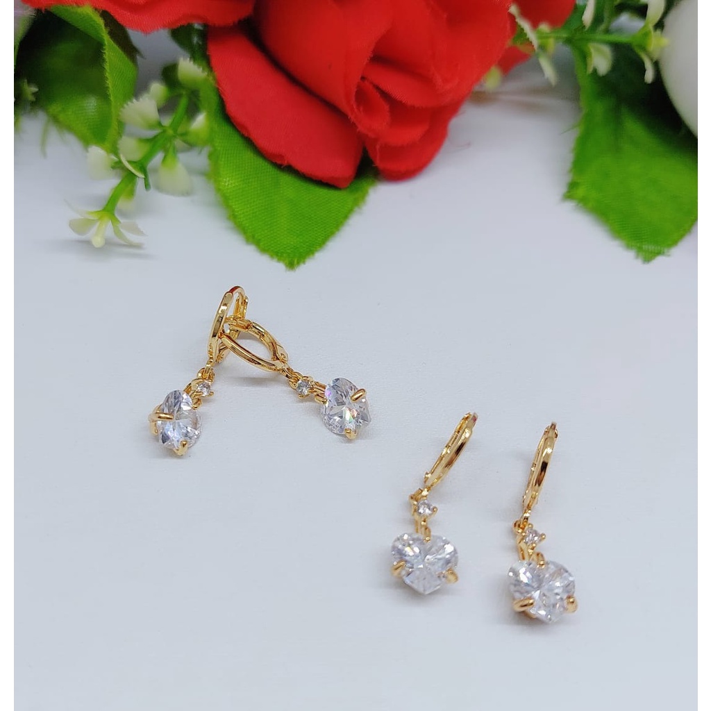 Anting xuping permata full A-D