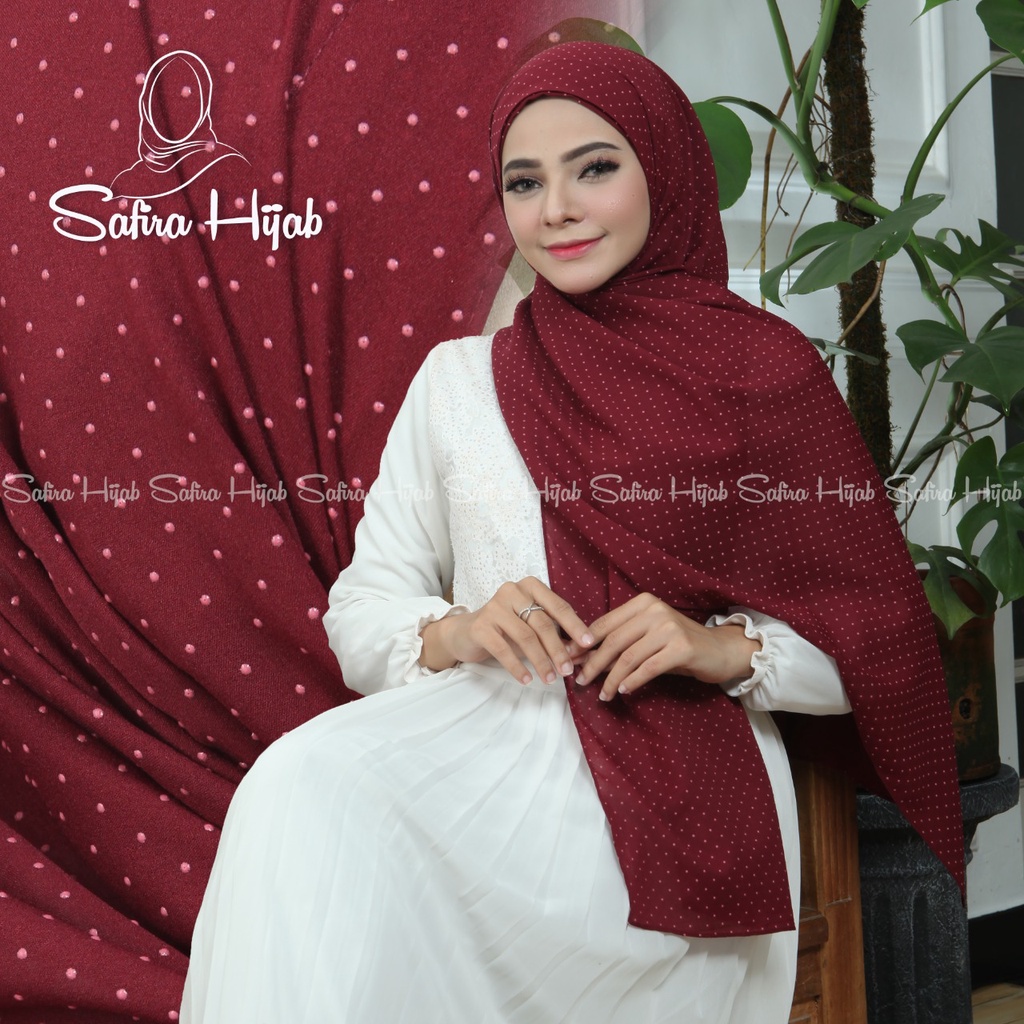 Pashmina Folkadot By Safira Collection