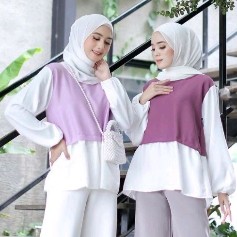 4s Grosir Solo || BLOUSE MONOCHOROME FASHION WANITA HITSS BEST SELLER