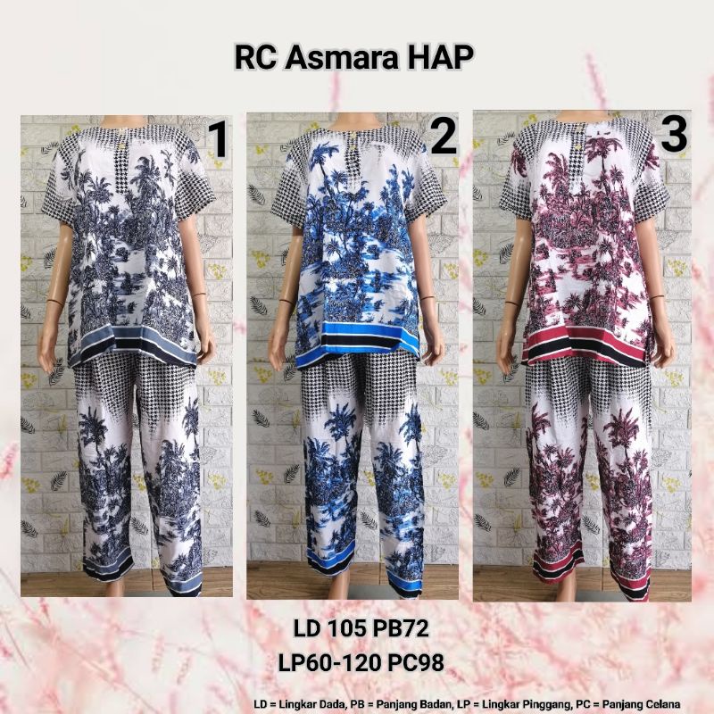 SETELAN RC ASMARA HAP CELANA PANJANG ADEM BUSUI FRIENDLY VIEW + KITE