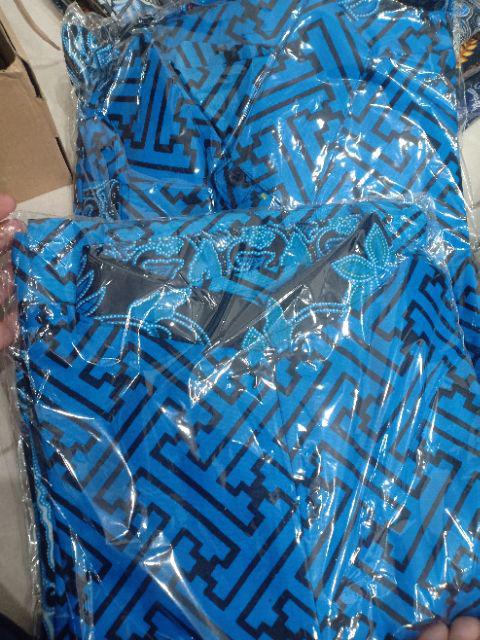 Couple Batik Asli Pekalongan Bambu Klasik Sedia Anak Cowok Dan Cewek Size Lengkap M-xxxxl