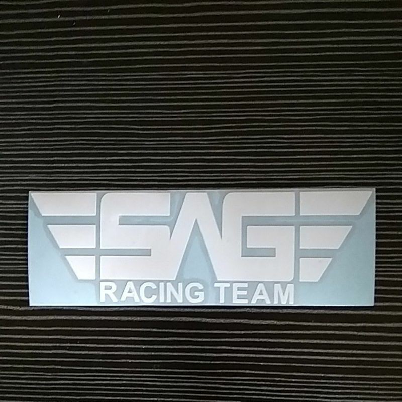 STICKER SAG RACING TEAM CUTTING