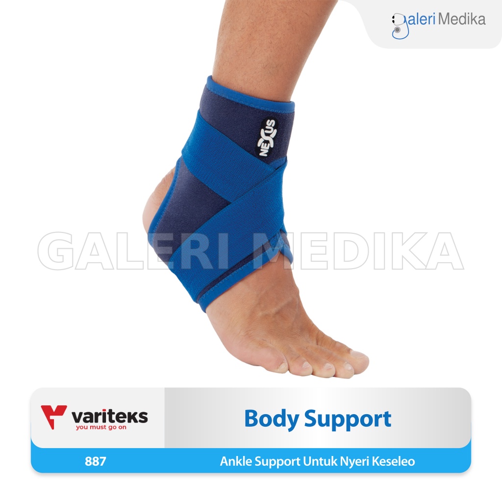 Variteks 887 Ankle Support Untuk Nyeri Keseleo - Alat Pencegah Ketegangan Otot Saat Olahraga