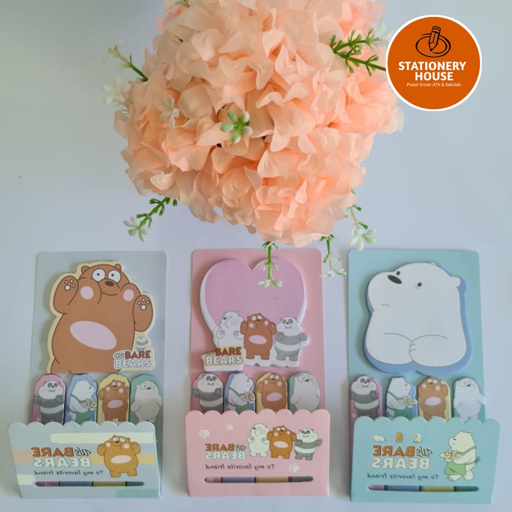 

STIK NOTE LUCU CARE BEAR / STICKY NOTES / STICK MARKER / MEMO KERTAS