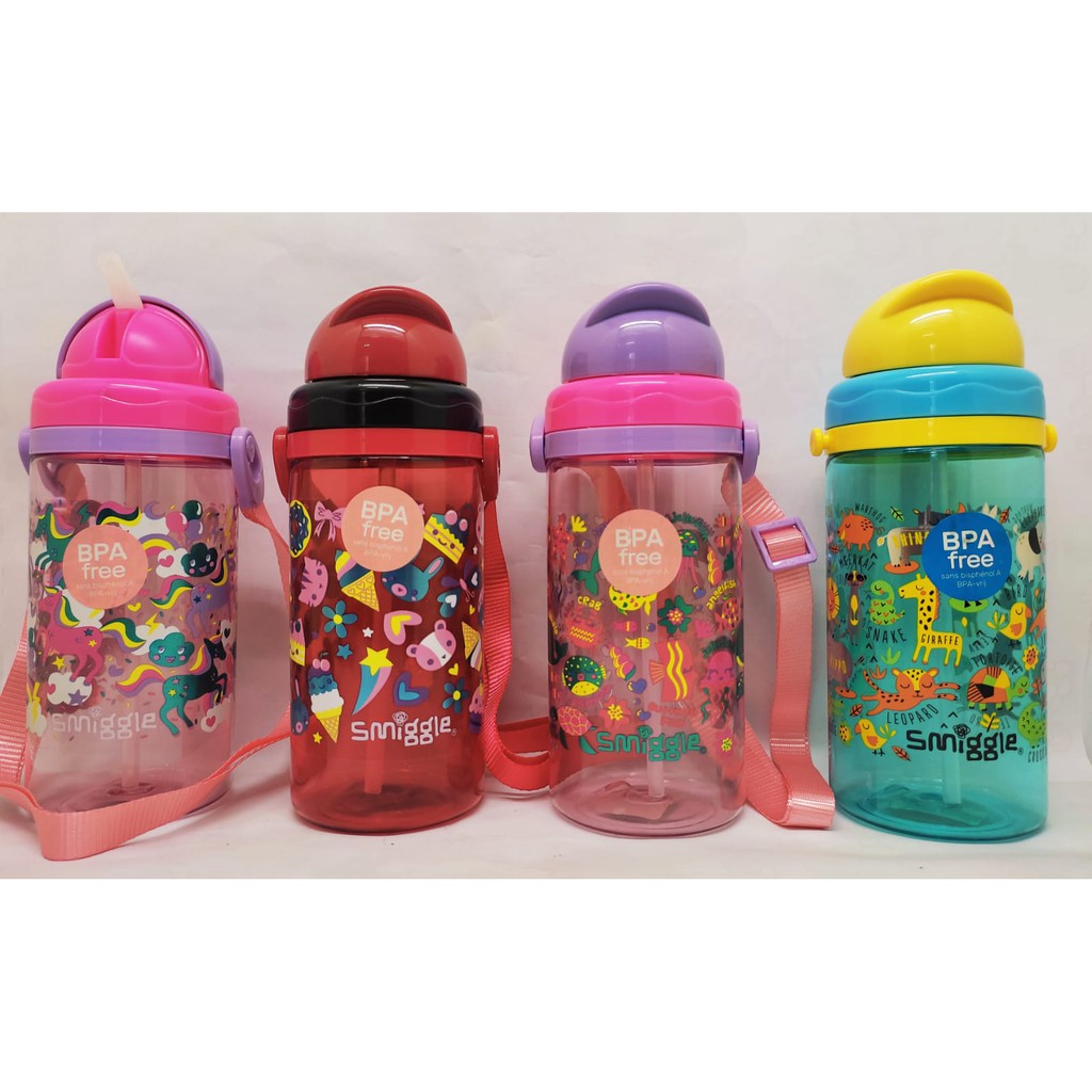 Botol Minum Anak 868 - Botol Smiggle Spiderman Frozen 650 ml