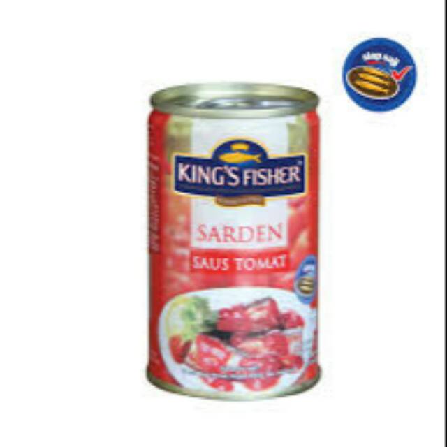 

King's Fisher Sarden / Sardines 155gram Saus Sambal / Saus tomat / Saus Bangkok