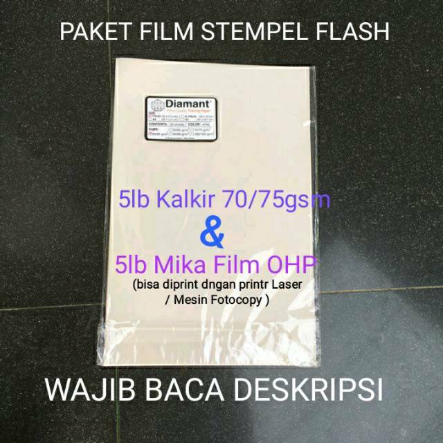 KALKIR Eceran 5lb + Mika OHP 5lb (mika bisa diprint pakai printer laser) baca Deskripsi