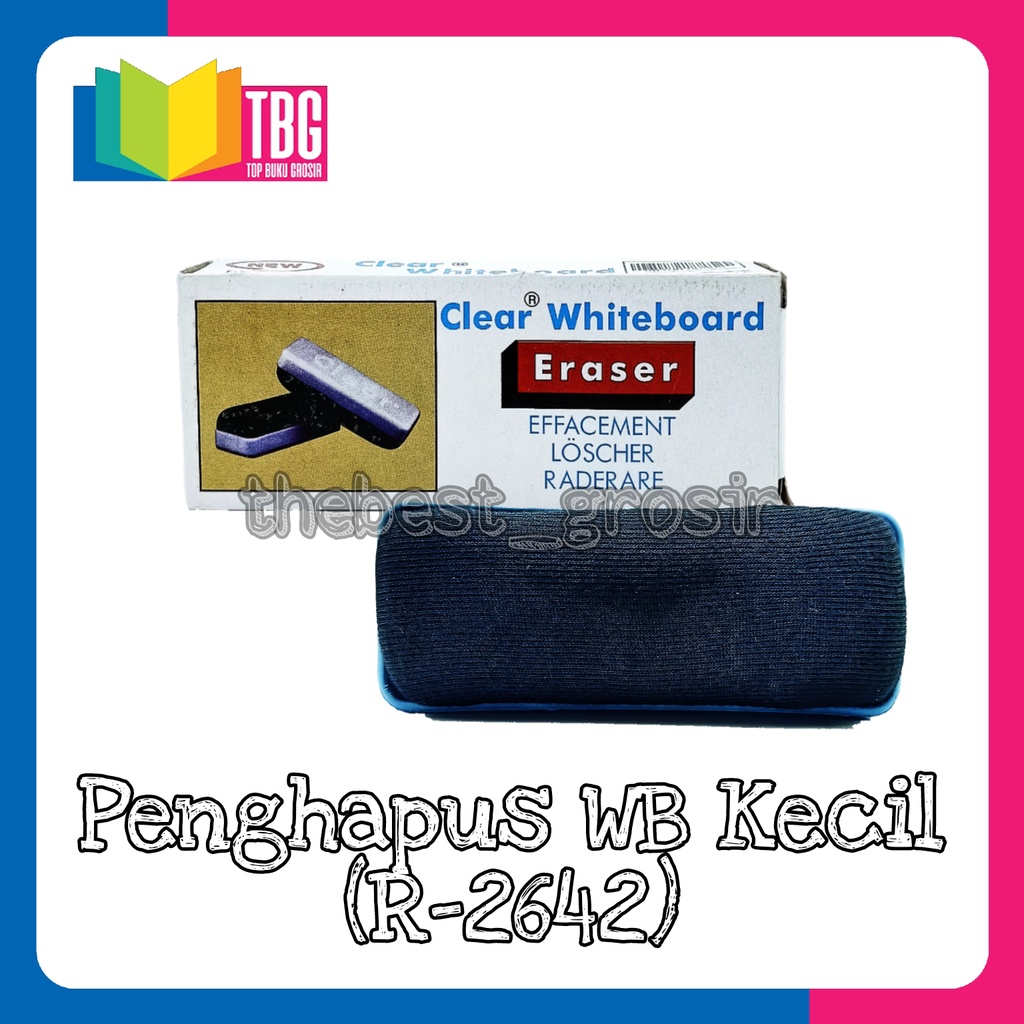 

1 PCS PENGHAPUS WHITE BOARD KECIL CLEAR / PENGHAPUS PAPAN TULIS /.PENGHAPUS WB KECIL (R-2642)