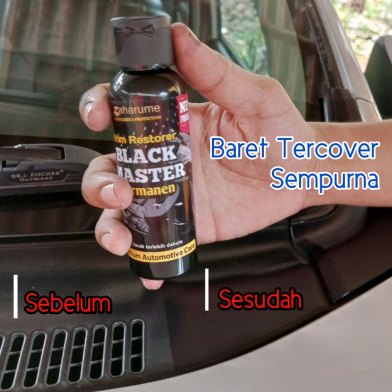 Zaharume Penghitam Body Permanen Trim Restorer /Dashboard/body motor motor Back to Black master