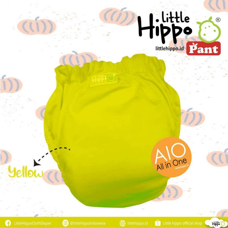 Clodi Pant Little Hippo / Pampers Cuci Ulang / Popok Bayi