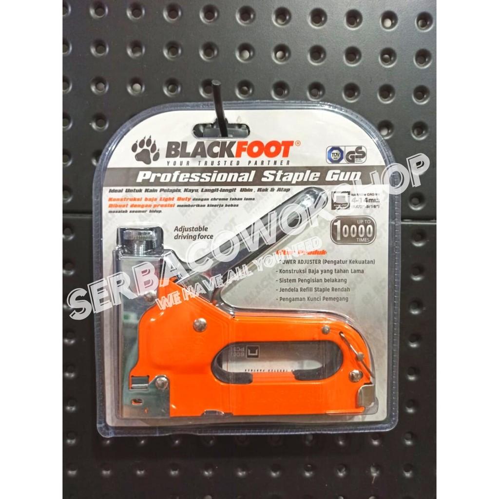 Blackfoot Mesin Tembak Heavy Duty Staples Gun Jok Gun Tacker 4-14mm Termurah Berkualitas