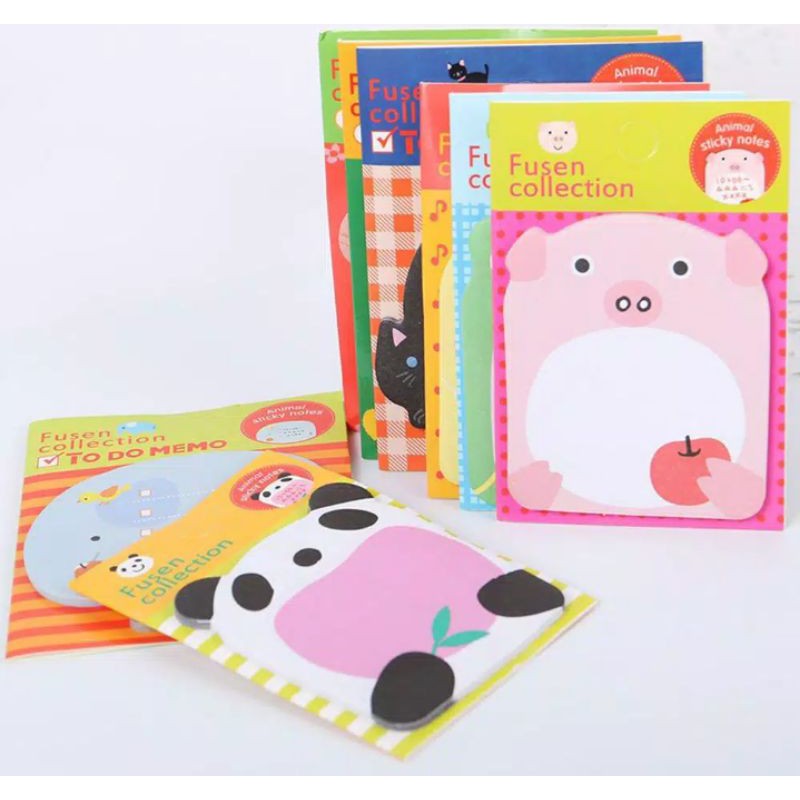 

sticky note gambar hewan lucu