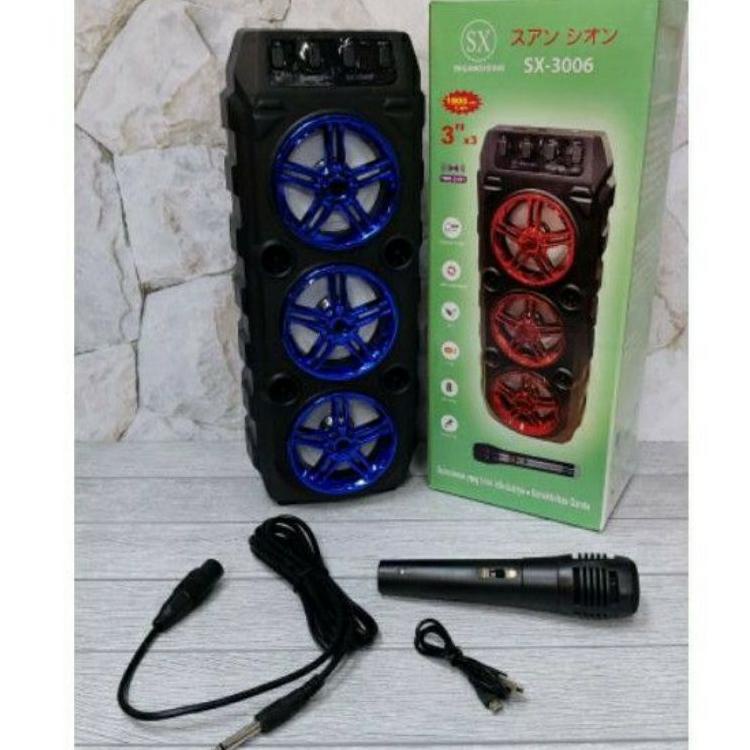 Langsung Beliii.. COD Speaker Bluetooth Karaoke 3 Tingkat SX-3006/Salon Karaoke Bluetooth SX-Y3006/