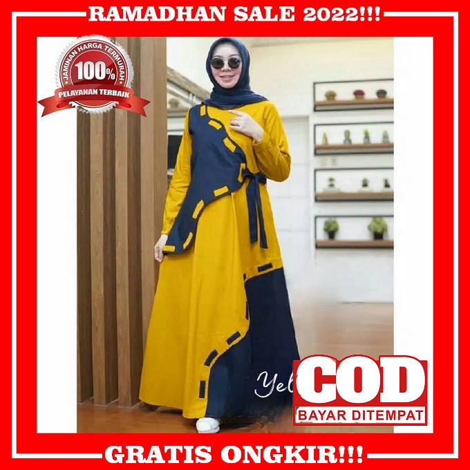 New  Gamis Bunga Bunga Harian Jumbo Ibu Ibu Astela Dress Ori Edelweiss Ld 120 Full Ceruty Babydoll P