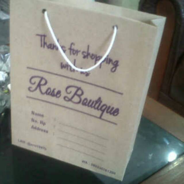 

Paperbag ukuran 25*15*5