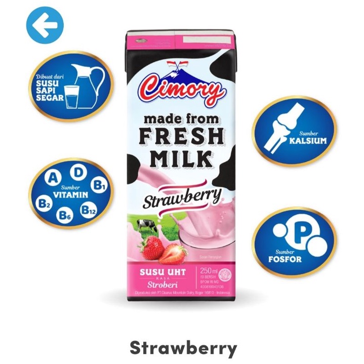 CIMORY UHT FRESH MILK (1 PC) 125ML &amp; 250ML